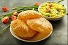 Poori Bhaji is a famous south indian breakfast dish